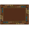 Read to Dream Border Rug Nature