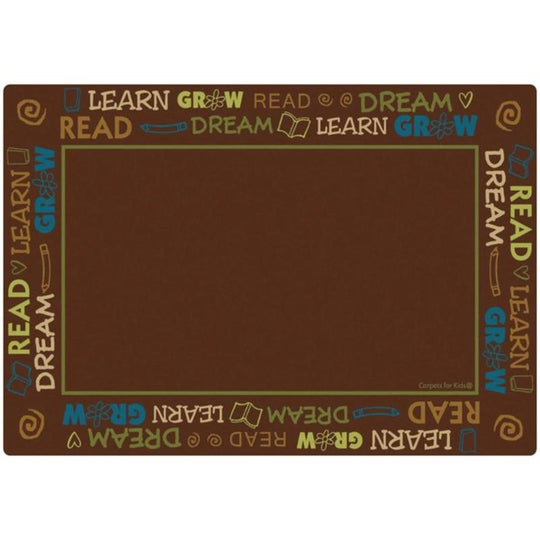 Read to Dream Nature's Colors Border Rug