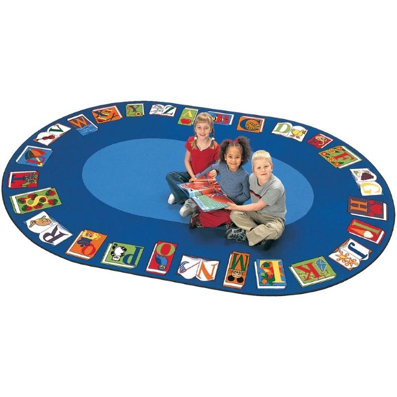 Reading by the Book Oval Rug