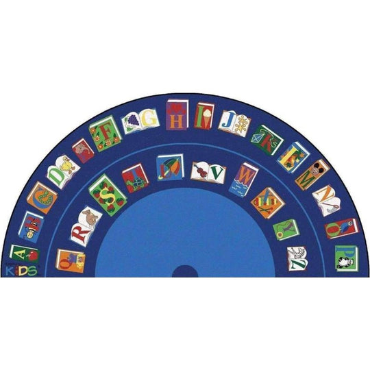 Reading by the Book Semi Circle - Factory Second Rug