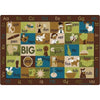Rhyme Time Factory Second Rug Nature Colors 7'6 x 12' 