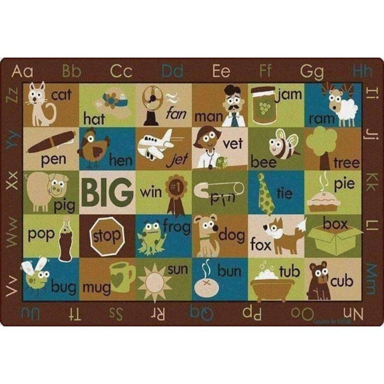 Rhyme Time Seating Rug Nature Colors