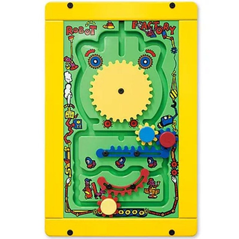 Robot Factory Wall Gear Activity Toy