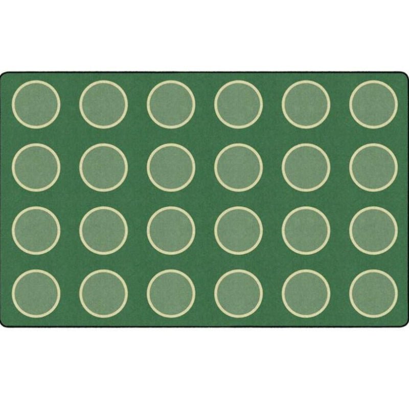 Sage Circles Seating Rug