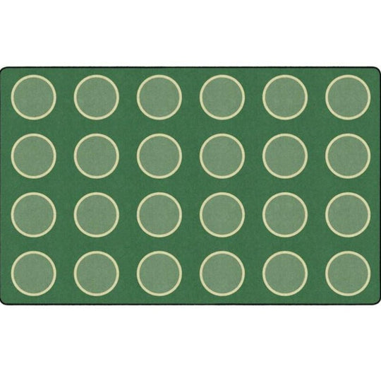 Sage Circles Seating Rug