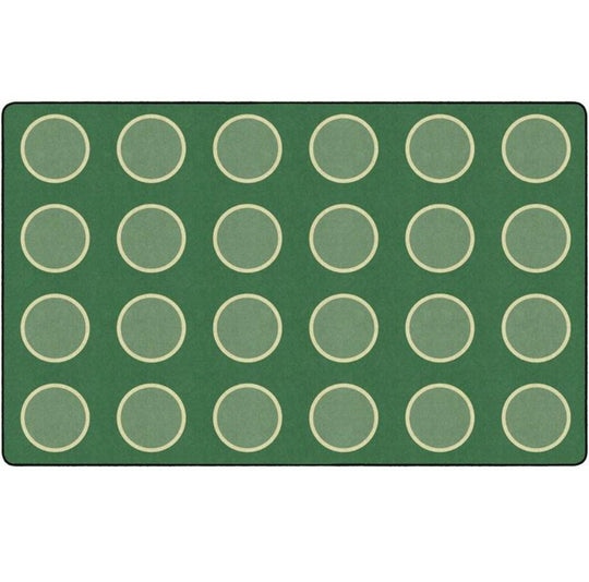 Sage Circles Seating Rug