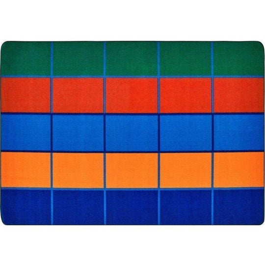 Color Blocks Classroom Seating Rug
