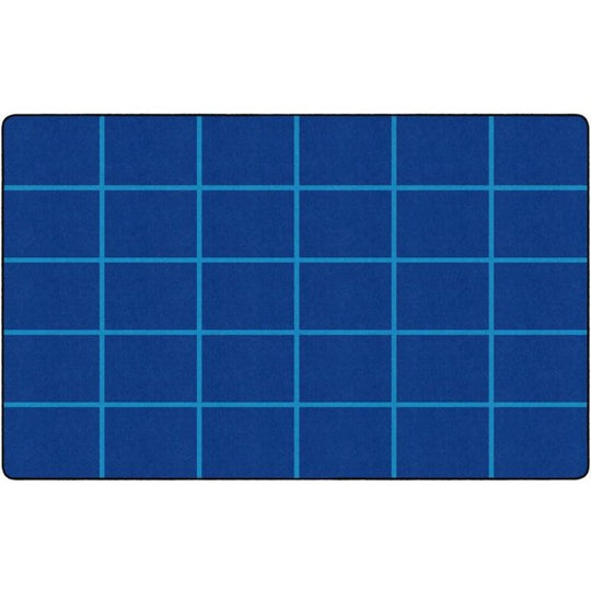 Be Bold Blue Seating Classroom Rug