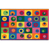 Silly Circles Classroom Sitting Rug