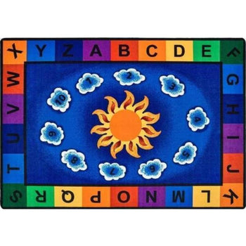 Sunny Day Learn and Play Classroom Rug