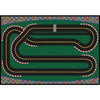 Super Speedway Racetrack Rug