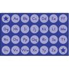 Tone on Tone Alphabet Classroom Rug