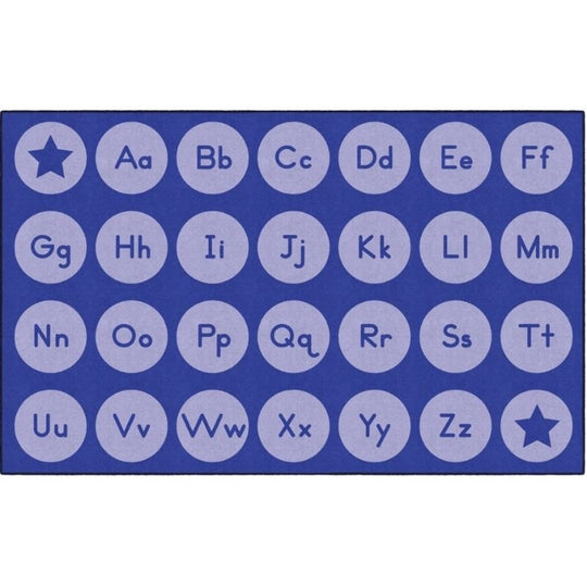 Tone on Tone Alphabet Classroom Rug