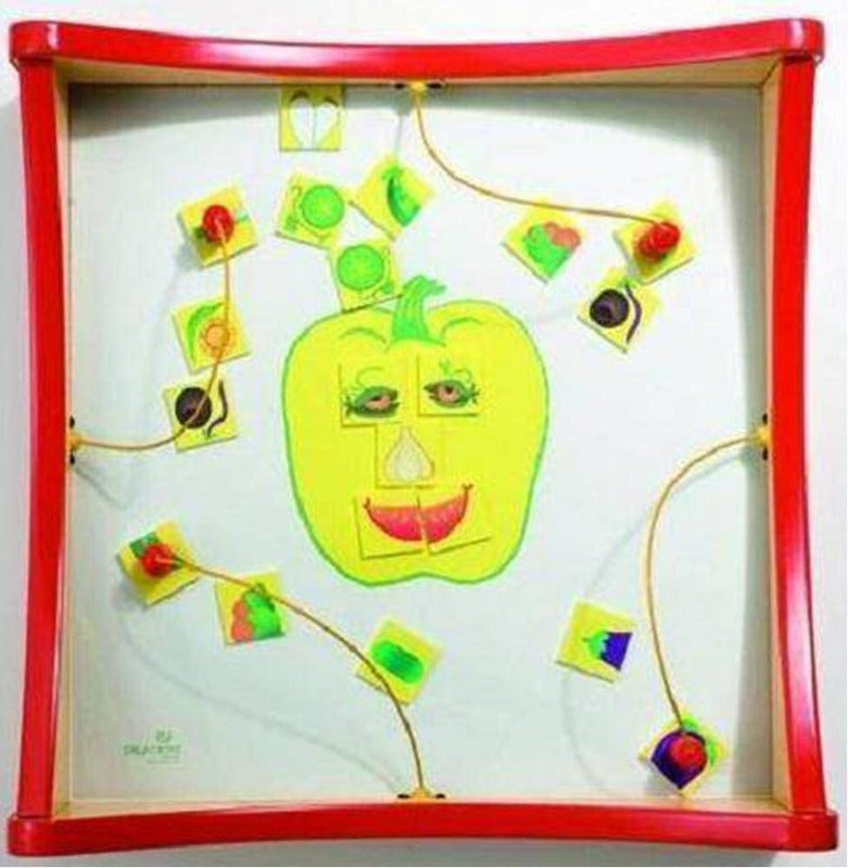 Veggie Face Activity Play Table 15-VEG-122