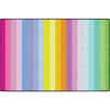 Vertical Rainbow Stripes Area Rug