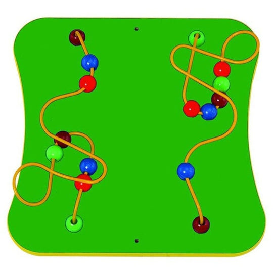Wire and Beads Wall Panel Toy