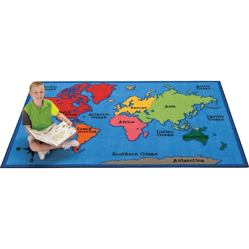 World Map Value Plus Rug